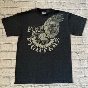 Gildan Foo Fighters Grey Short Sleeve Tee Size M GUC